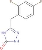 5-[(2,4-difluorophenyl)methyl]-2,3-dihydro-1H-1,2,4-triazol-3-one