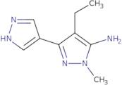 4-Ethyl-1-methyl-3-(1H-pyrazol-4-yl)-1H-pyrazol-5-amine