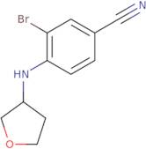 3-Bromo-4-[(oxolan-3-yl)amino]benzonitrile