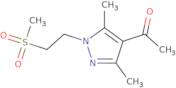 1-[1-(2-Methanesulfonylethyl)-3,5-dimethyl-1H-pyrazol-4-yl]ethan-1-one