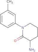 3-Amino-1-(3-methylphenyl)piperidin-2-one