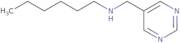 Hexyl(pyrimidin-5-ylmethyl)amine