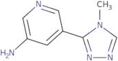 5-(4-Methyl-4H-1,2,4-triazol-3-yl)pyridin-3-amine