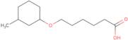 6-[(3-Methylcyclohexyl)oxy]hexanoic acid