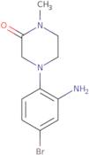 4-(2-Amino-4-bromophenyl)-1-methylpiperazin-2-one