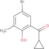 4-Bromo-2-cyclopropanecarbonyl-6-methylphenol