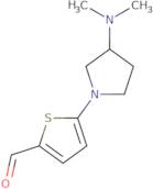 5-[3-(Dimethylamino)pyrrolidin-1-yl]thiophene-2-carbaldehyde