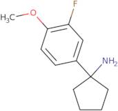 1-(3-Fluoro-4-methoxyphenyl)cyclopentan-1-amine