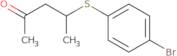 4-[(4-Bromophenyl)sulfanyl]pentan-2-one