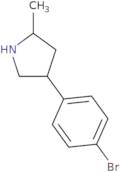 4-(4-Bromophenyl)-2-methylpyrrolidine