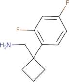 [1-(2,4-Difluorophenyl)cyclobutyl]methanamine