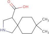 8,8-Dimethyl-2-azaspiro[4.5]decane-4-carboxylic acid