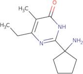 2-(1-Aminocyclopentyl)-6-ethyl-5-methyl-1,4-dihydropyrimidin-4-one