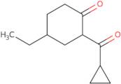 2-Cyclopropanecarbonyl-4-ethylcyclohexan-1-one