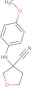 3-[(4-Methoxyphenyl)amino]oxolane-3-carbonitrile
