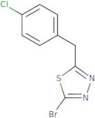 2-Bromo-5-[(4-chlorophenyl)methyl]-1,3,4-thiadiazole