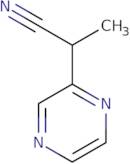 2-(Pyrazin-2-yl)propanenitrile