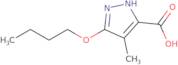 5-Butoxy-4-methyl-1H-pyrazole-3-carboxylic acid