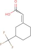 (E)-2-(3-(Trifluoromethyl)cyclohexylidene)acetic acid