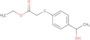 Ethyl 2-({4-[(1R)-1-hydroxyethyl]phenyl}sulfanyl)acetate