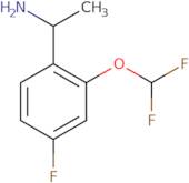 (1R)-1-[2-(Difluoromethoxy)-4-fluorophenyl]ethan-1-amine