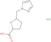 rac-(2R,5S)-5-[(1H-Pyrazol-1-yl)methyl]oxolane-2-carboxylic acid hydrochloride