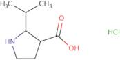 rac-(2R,3R)-2-(Propan-2-yl)pyrrolidine-3-carboxylic acid hydrochloride