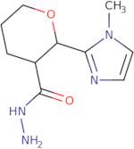 rac-(2R,3R)-2-(1-Methyl-1H-imidazol-2-yl)oxane-3-carbohydrazide