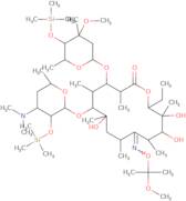 Silylated erythromycin oxime ketal