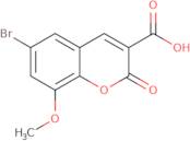 6-Bromo-8-methoxy-2-oxo-2H-chromene-3-carboxylic acid