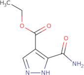 Ethyl 5-carbamoyl-1H-pyrazole-4-carboxylate