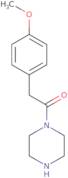 2-(4-Methoxyphenyl)-1-(piperazin-1-yl)ethan-1-one