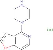 4-(Piperazin-1-yl)furo[3,2-c]pyridine hydrochloride