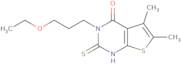 3-(3-Ethoxypropyl)-5,6-dimethyl-2-sulfanyl-3H,4H-thieno[2,3-d]pyrimidin-4-one