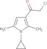 2-Chloro-1-(1-cyclopropyl-2,5-dimethyl-1H-pyrrol-3-yl)ethan-1-one