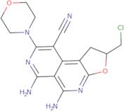 5,6-Diamino-2-(chloromethyl)-8-(morpholin-4-yl)-1H,2H-furo[2,3-c]2,7-naphthyridine-9-carbonitrile