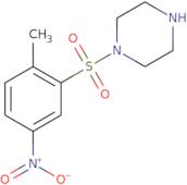 1-(2-Methyl-5-nitrobenzenesulfonyl)piperazine