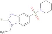 1-Ethyl-5-(piperidine-1-sulfonyl)-1H-1,3-benzodiazole-2-thiol