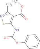 Methyl 3-methyl-5-[(phenoxycarbonyl)amino]-1,2-thiazole-4-carboxylate