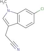 2-(6-Chloro-1-methyl-1H-indol-3-yl)acetonitrile