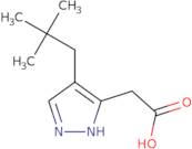 2-[4-(2,2-Dimethylpropyl)-1H-pyrazol-3-yl]acetic acid