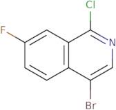 4-Bromo-1-chloro-7-fluoroisoquinoline