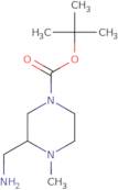 tert-Butyl 3-(aminomethyl)-4-methylpiperazine-1-carboxylate