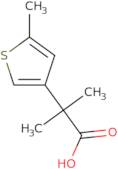 2-Methyl-2-(5-methylthiophen-3-yl)propanoic acid