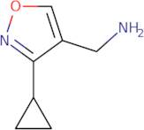 (3-Cyclopropyl-1,2-oxazol-4-yl)methanamine