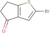 2-Bromo-4H,5H,6H-cyclopenta[b]thiophen-4-one