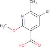 5-Bromo-2-methoxy-6-methylpyridine-3-carboxylic acid