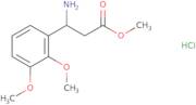 Methyl 3-amino-3-(2,3-dimethoxyphenyl)propanoate hydrochloride