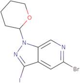 5-Bromo-3-iodo-1-(tetrahydro-2H-pyran-2-yl)-1H-pyrazolo[3,4-c]pyridine