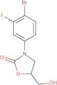 (5S)-3-(4-Bromo-3-fluorophenyl)-5-hydroxymethyloxazolidin-2-one